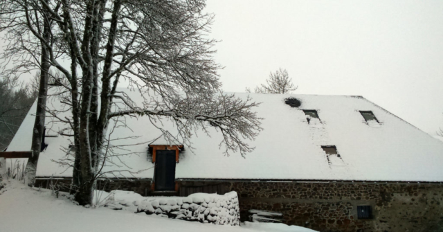 terrasse; ardoise; auvergne